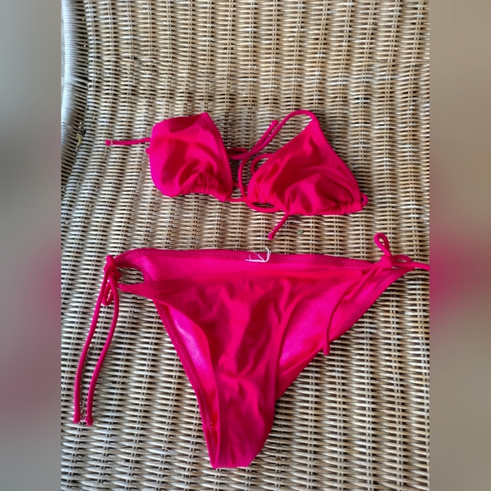 OP Small Hot Pink Bikini Two Piece